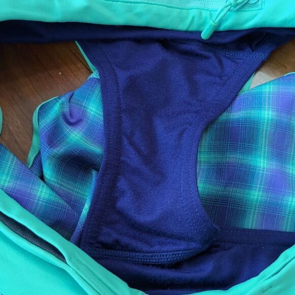 Lululemon Speed Short River Rock/Oasis Ombre Plaid Sz 4 - Picture 6 of 9